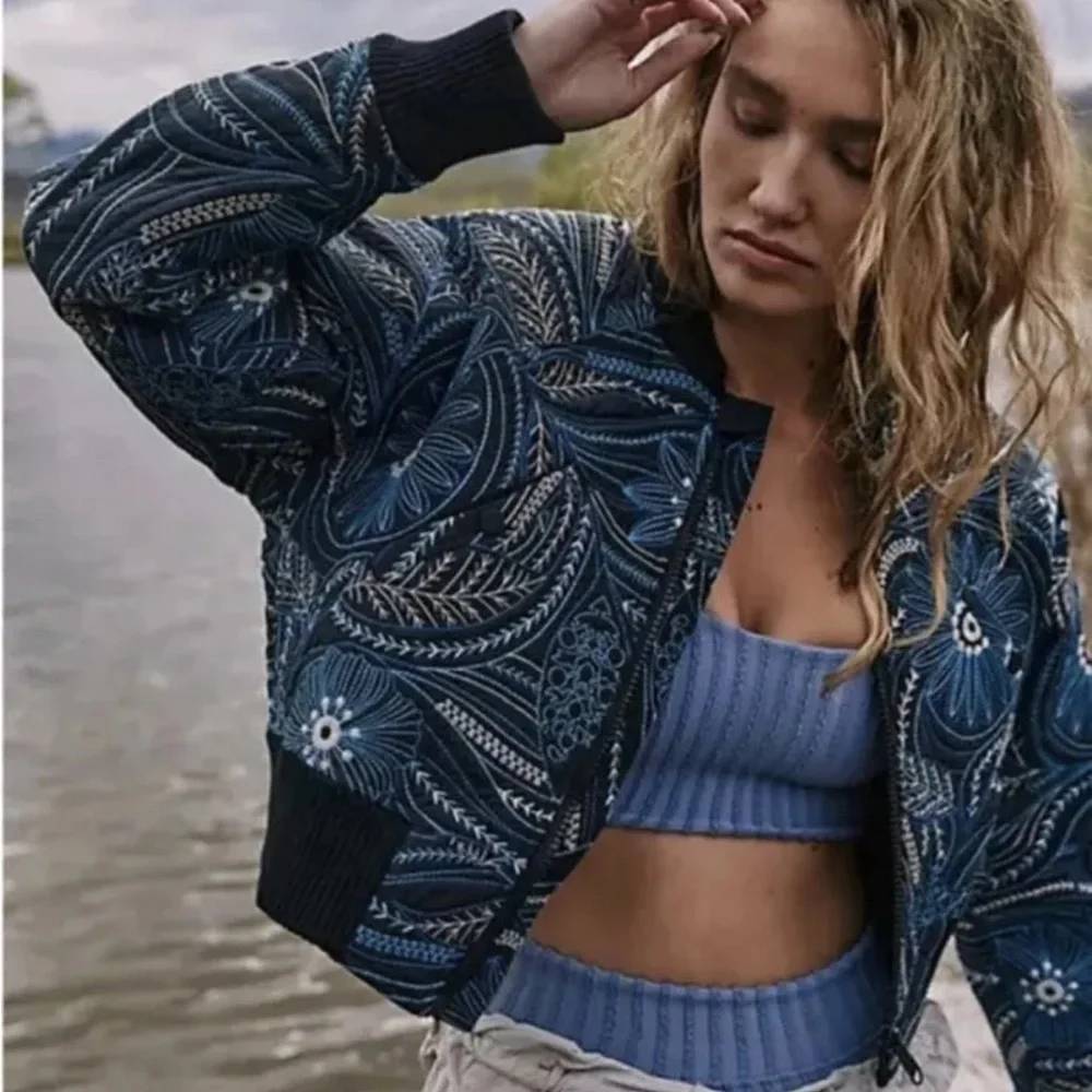 NWOT Garden Party bomber jacket by FP Movement from Free People in size Small
